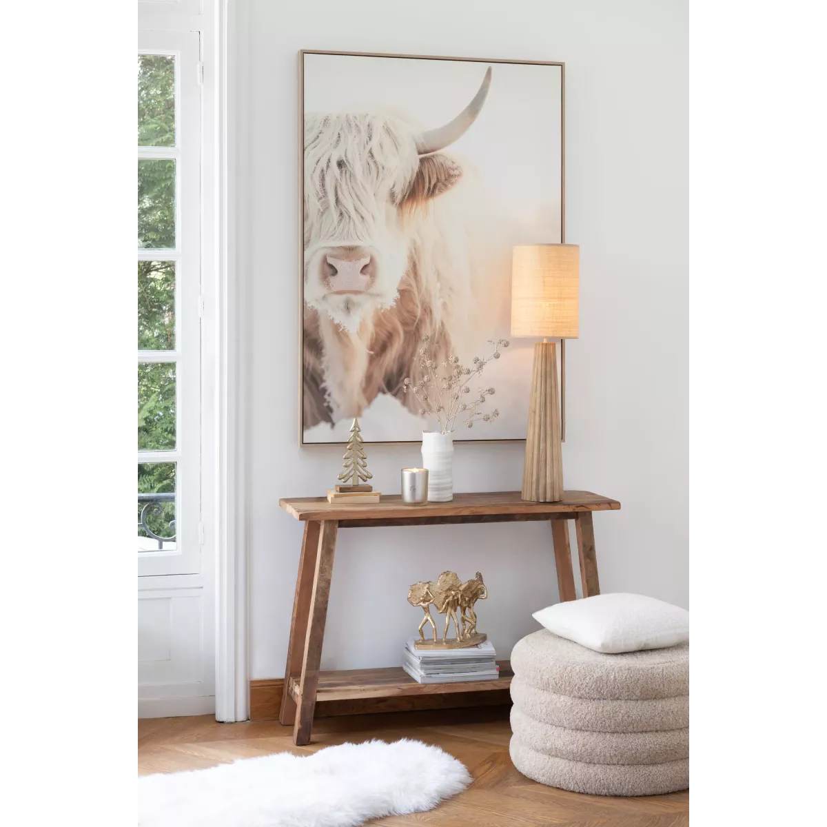 Tableau Tête de Yack 100x143