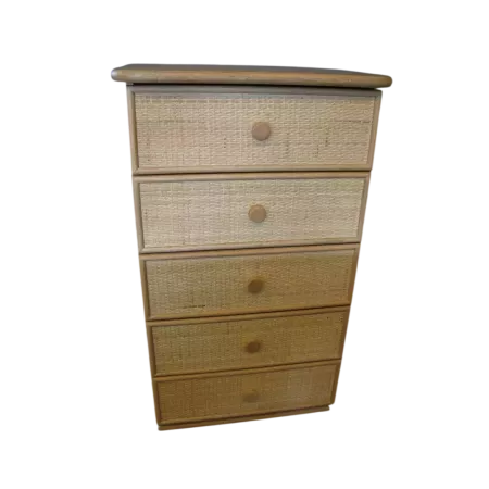 CHIFFONNIER EN ROTIN