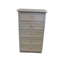 Chiffonnier Hanoi 5 Tiroirs Gris