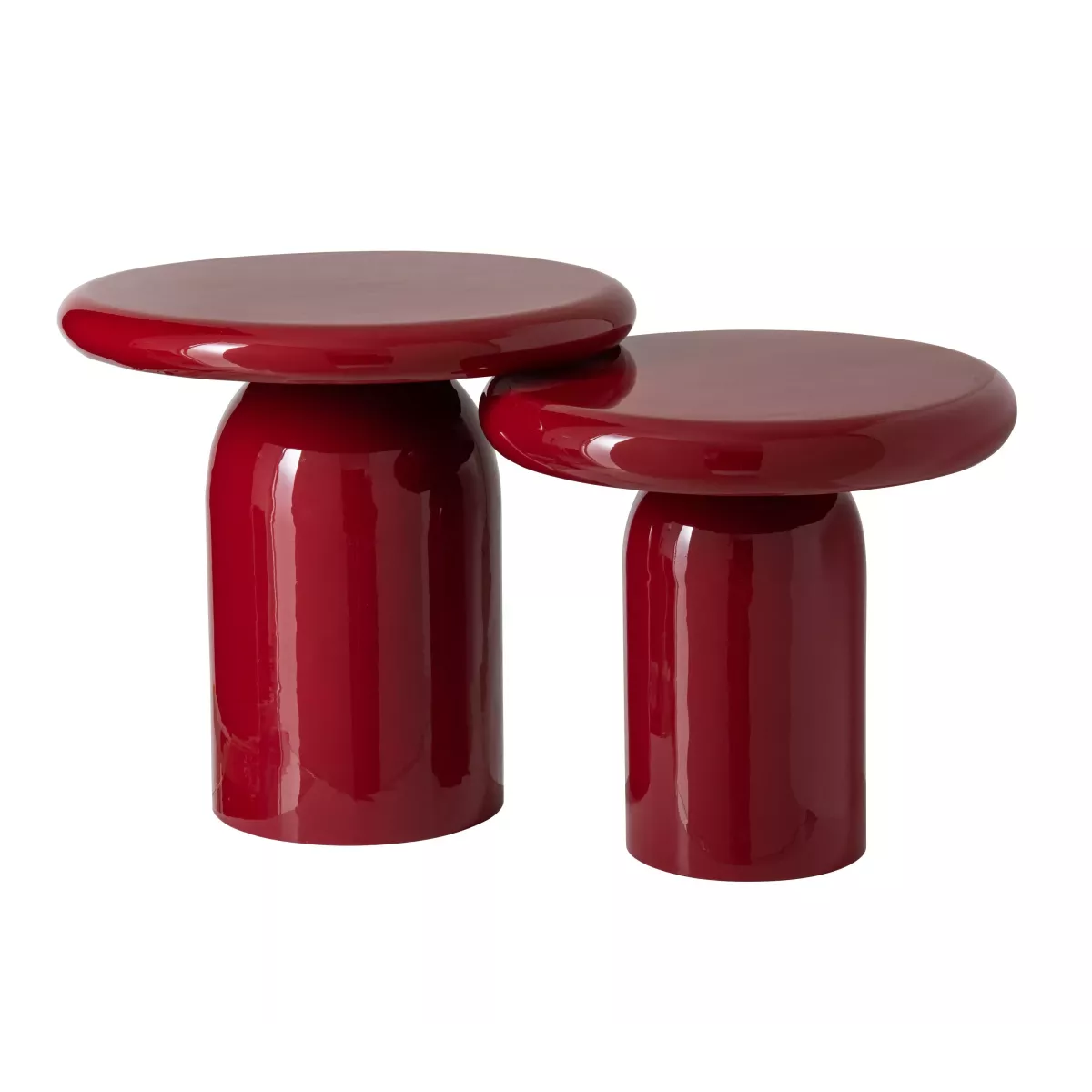 Série de 2 Tables d'Appoint Ruby 50 et 45