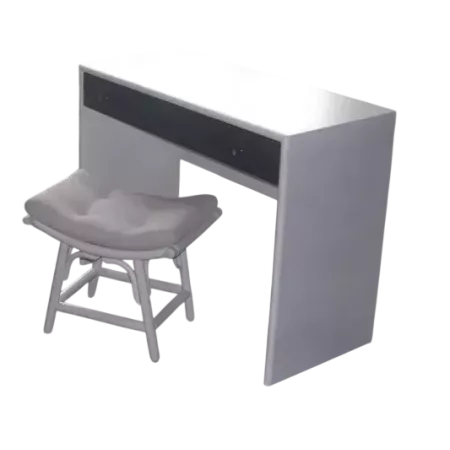 BUREAU EN ROTIN