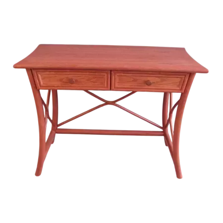 BUREAU EN ROTIN