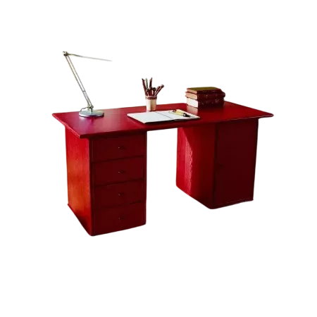 BUREAU EN ROTIN