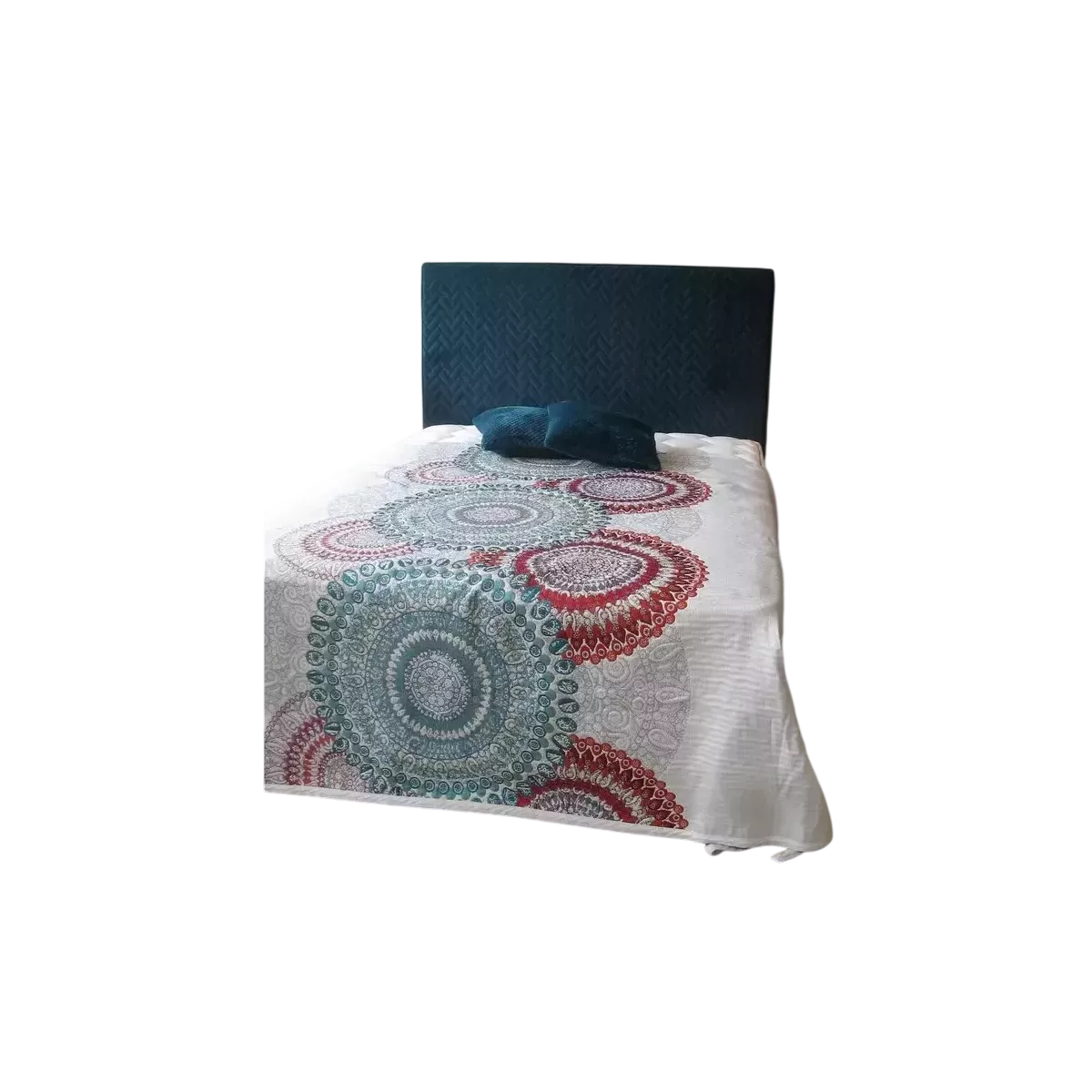 Tete de Lit en 160 Tissus Matelassé bleu