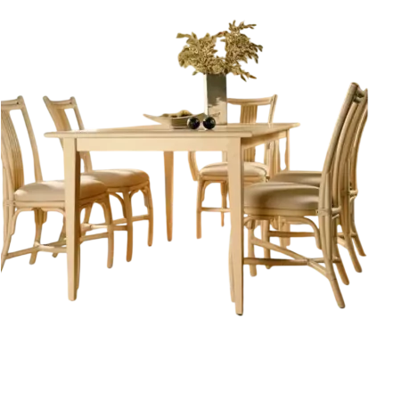 TABLE EN ROTIN