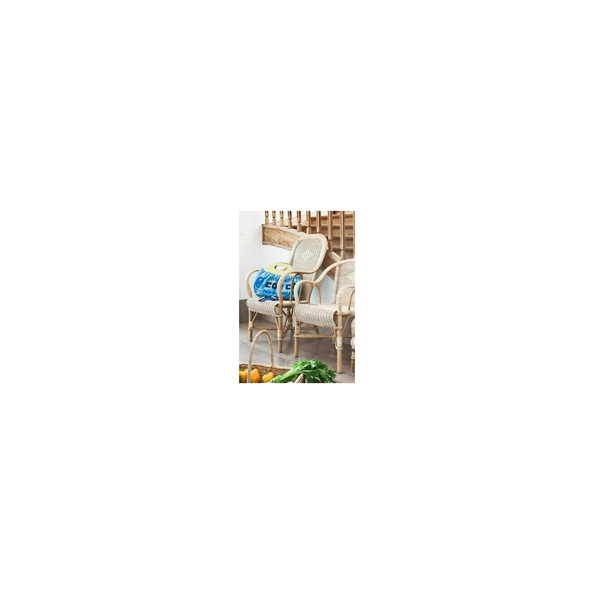 Fauteuil Grand Père Haut Dossier Naturel