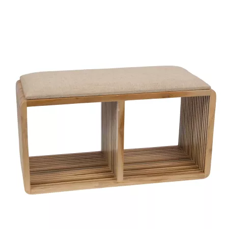 banc en teck naturel