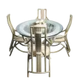 Chaise Delos Dorée