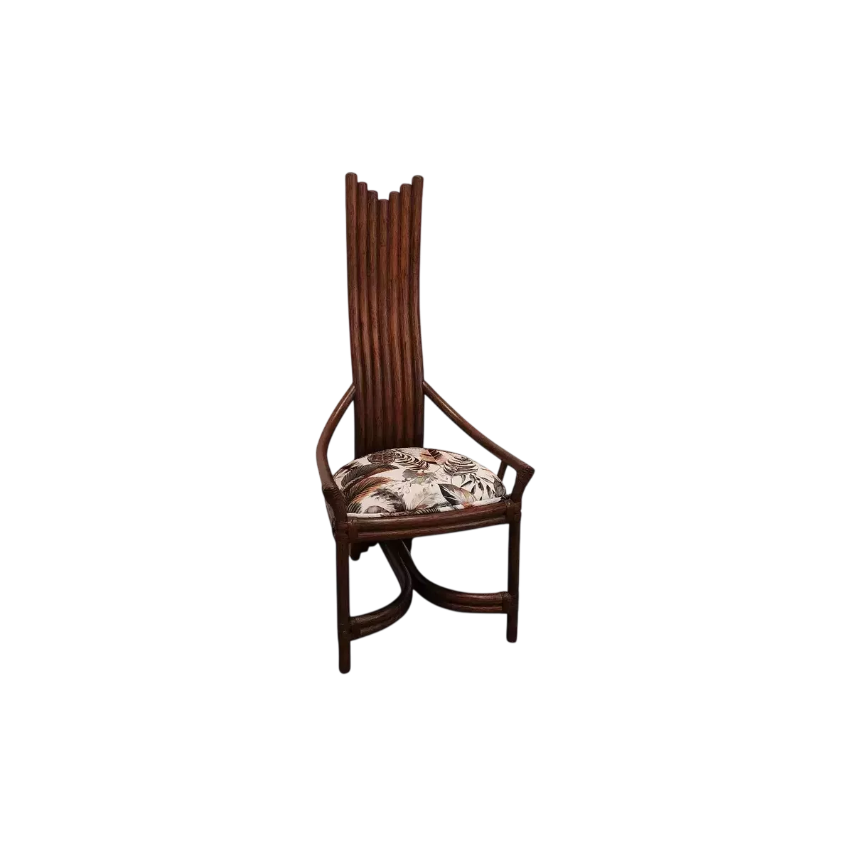 Chaise Design Rotin Acajou