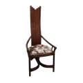 Chaise Design Rotin Acajou