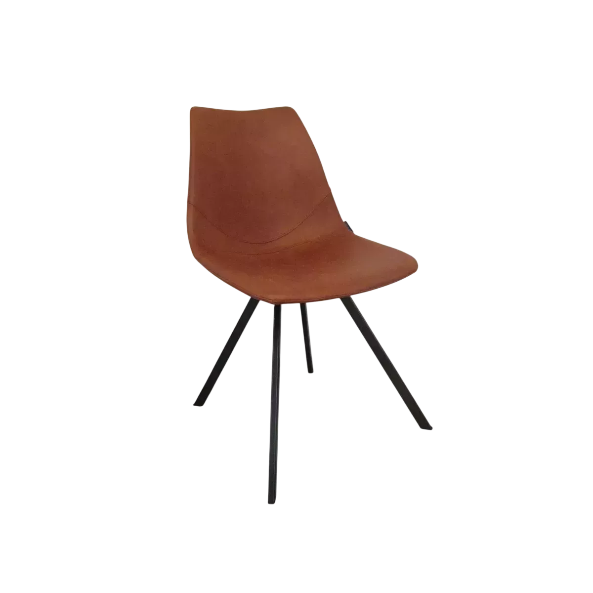 Chaise Happy Simili Terracotta