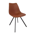 Chaise Happy Simili Terracotta