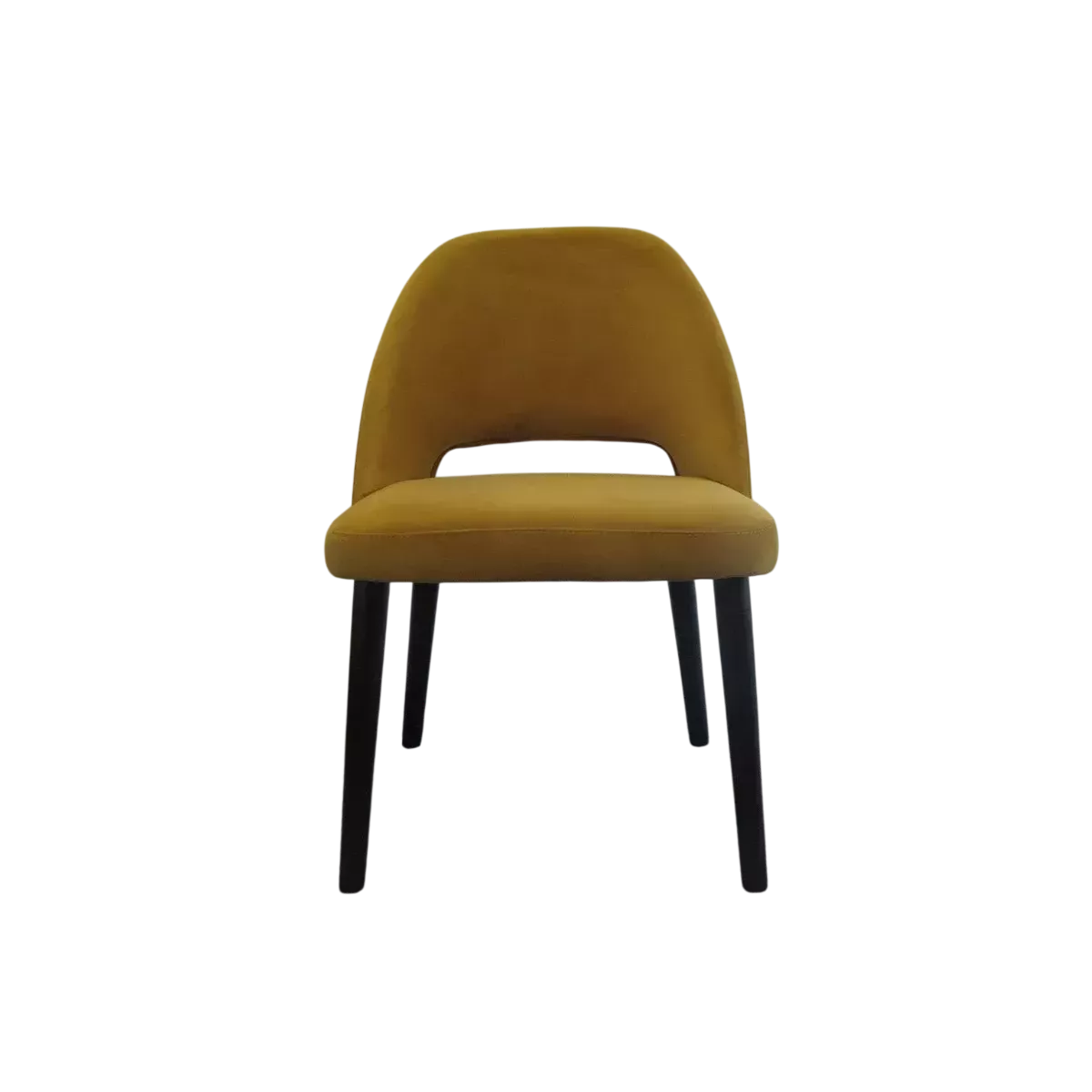 Chaise Joy Velours Moutarde