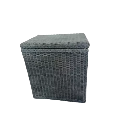 panière à linge en rotin