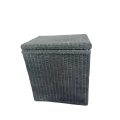 Panière à Linge Rectangulaire GM Bleue