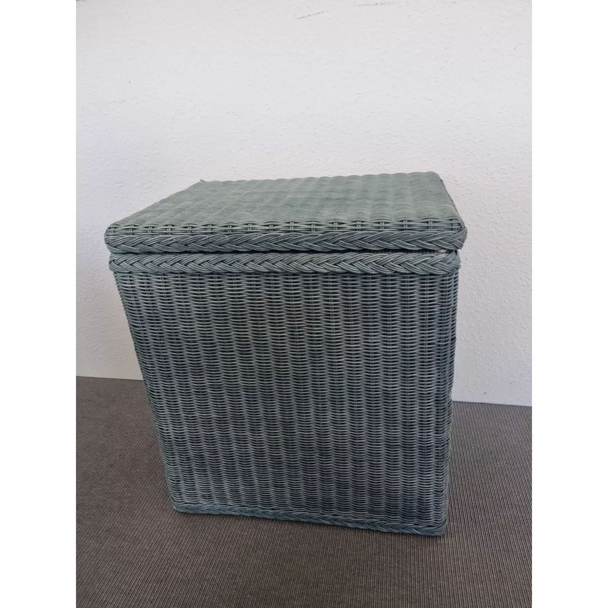 Panière à Linge Rectangulaire GM Bleue