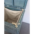 Panière à Linge Rectangulaire GM Bleue