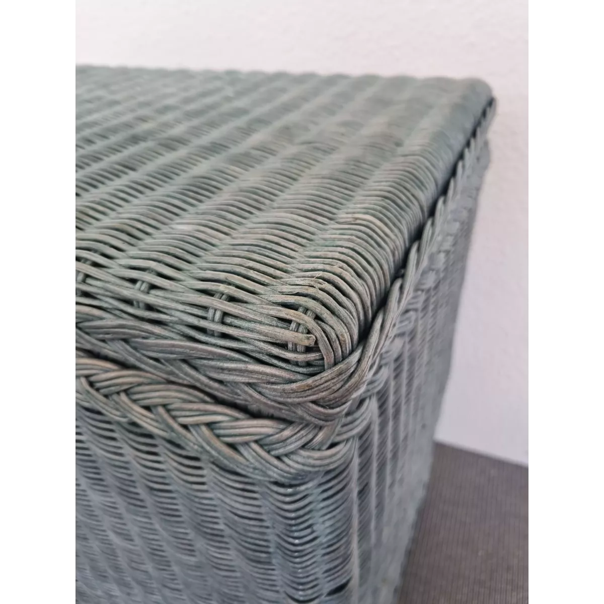 Panière à Linge Rectangulaire GM Bleue