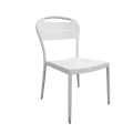 Chaise  Sofia en Aluminium Blanc