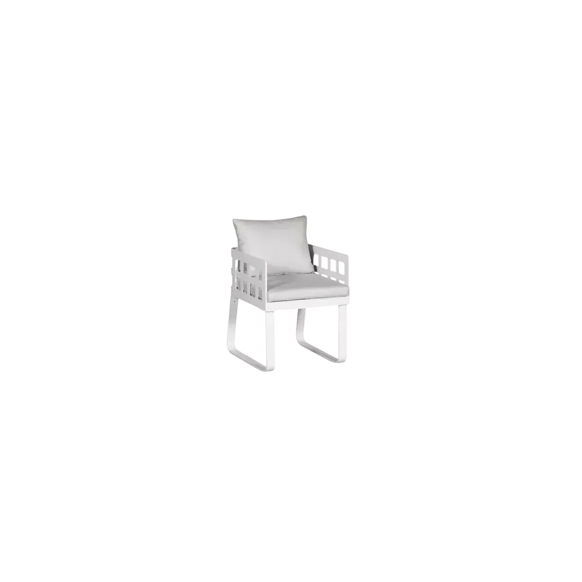 Fauteuil de repas Milan Spécial Extérieur Aluminium