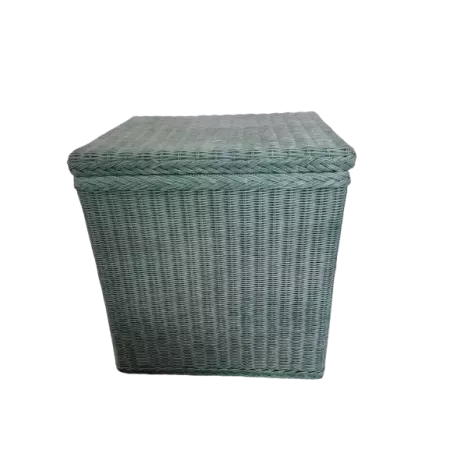 panière à linge en rotin