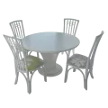 Table Talia Ronde Blanc