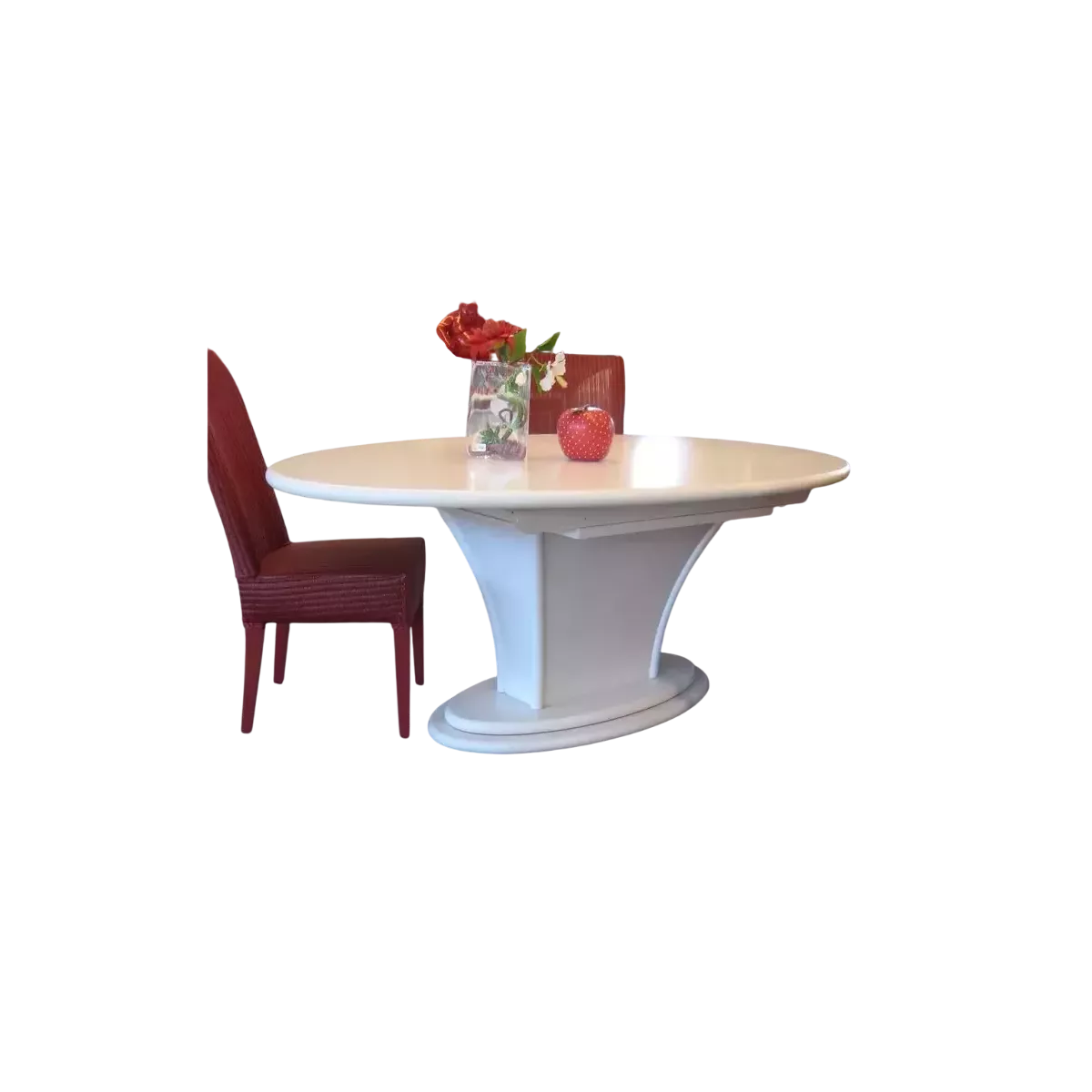 Table Talia Ovale Blanc