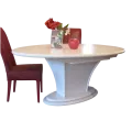 Table Talia Ovale Blanc