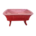 Berceau Rotin Rouge