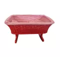 Berceau Rotin Rouge