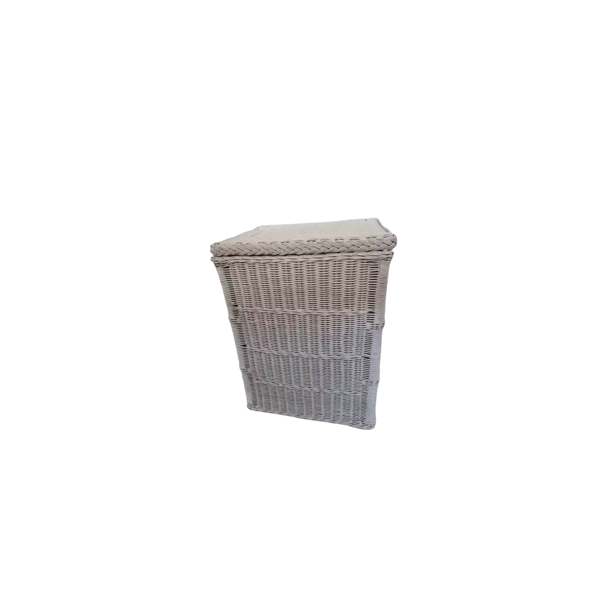 Panière à Linge 50x40 Blanc Laqué