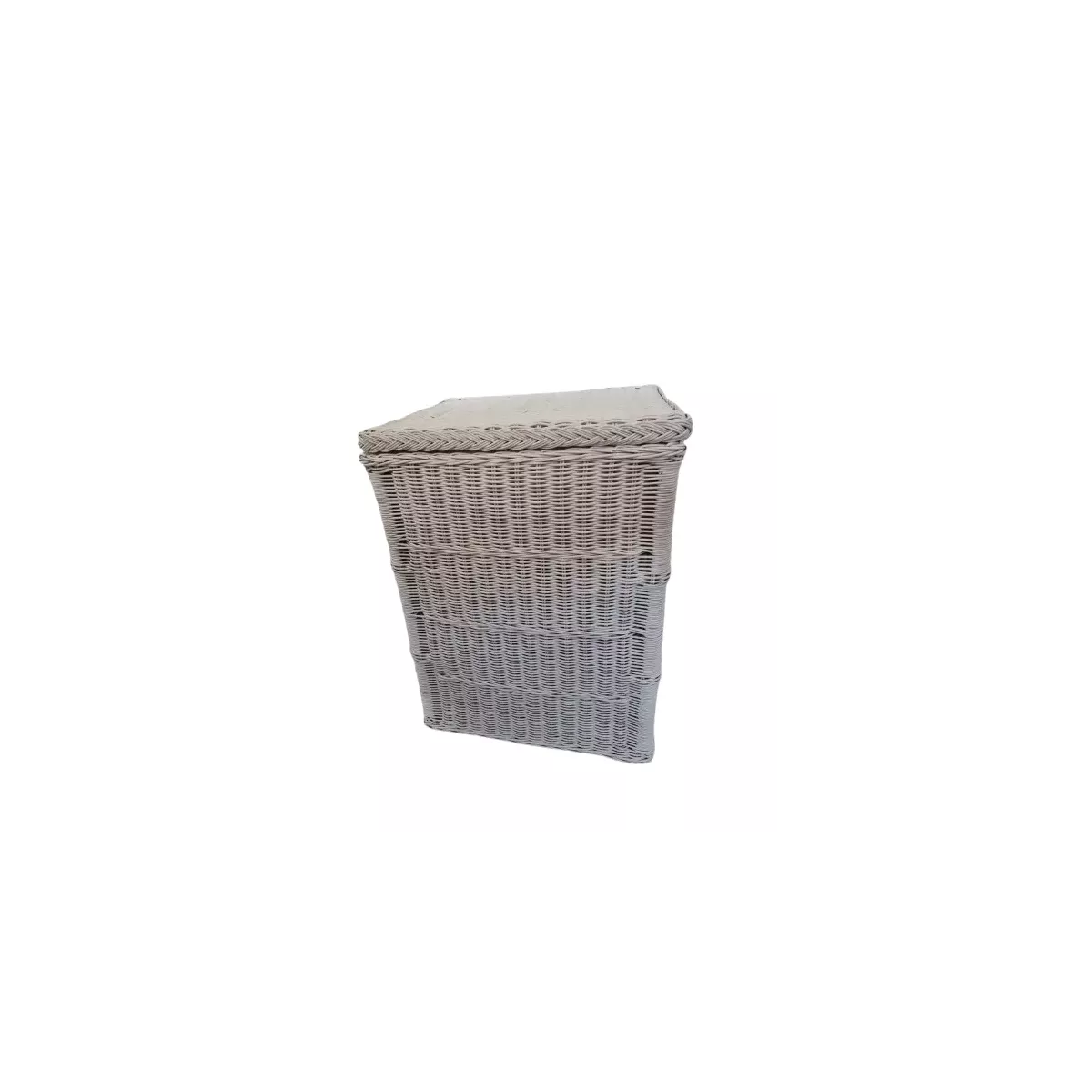Panière à Linge 50x40 Blanc Laqué