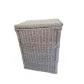 Panière à Linge 50x40 Blanc Laqué