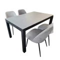 Table Tokio 140cm en Céramique Gris Beton