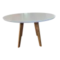 Table Geneve Blanc Ronde Diamètre 120
