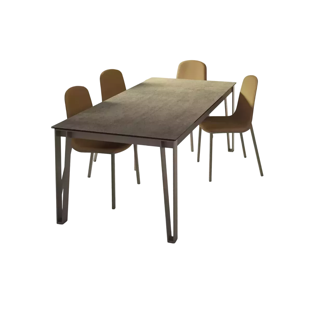 Table Osaka 180cm en Céramique Iron Grey