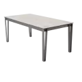 Table Osaka 160cm en Céramique Gris Béton