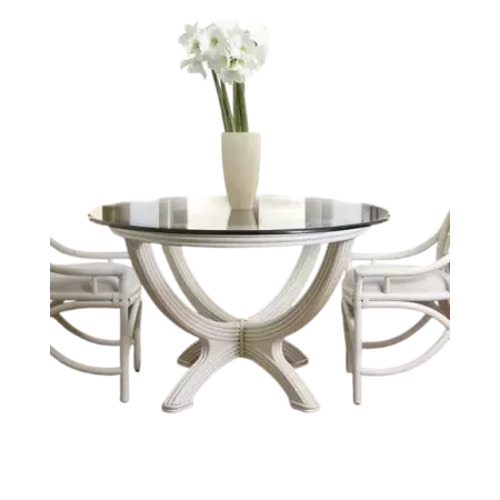 TABLE EN ROTIN
