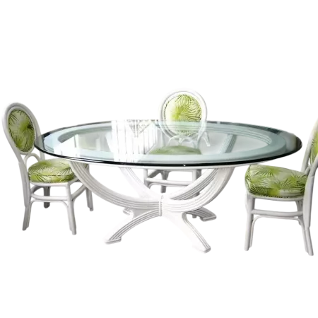 TABLE EN ROTIN