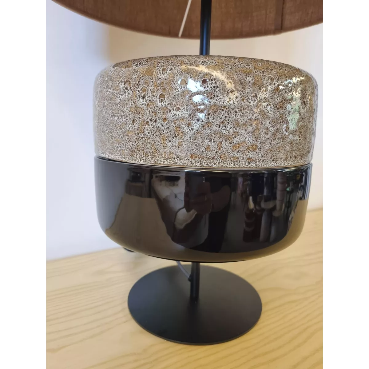 Lampe Louzieh h.89cm Caramel