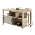 Table Ilot Central Sesame 150 cm Tilleul