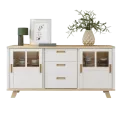 Bahut Sesame 192 cm Blanc