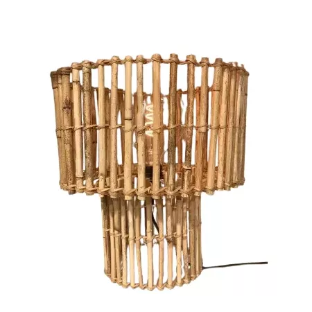 lampe en rotin