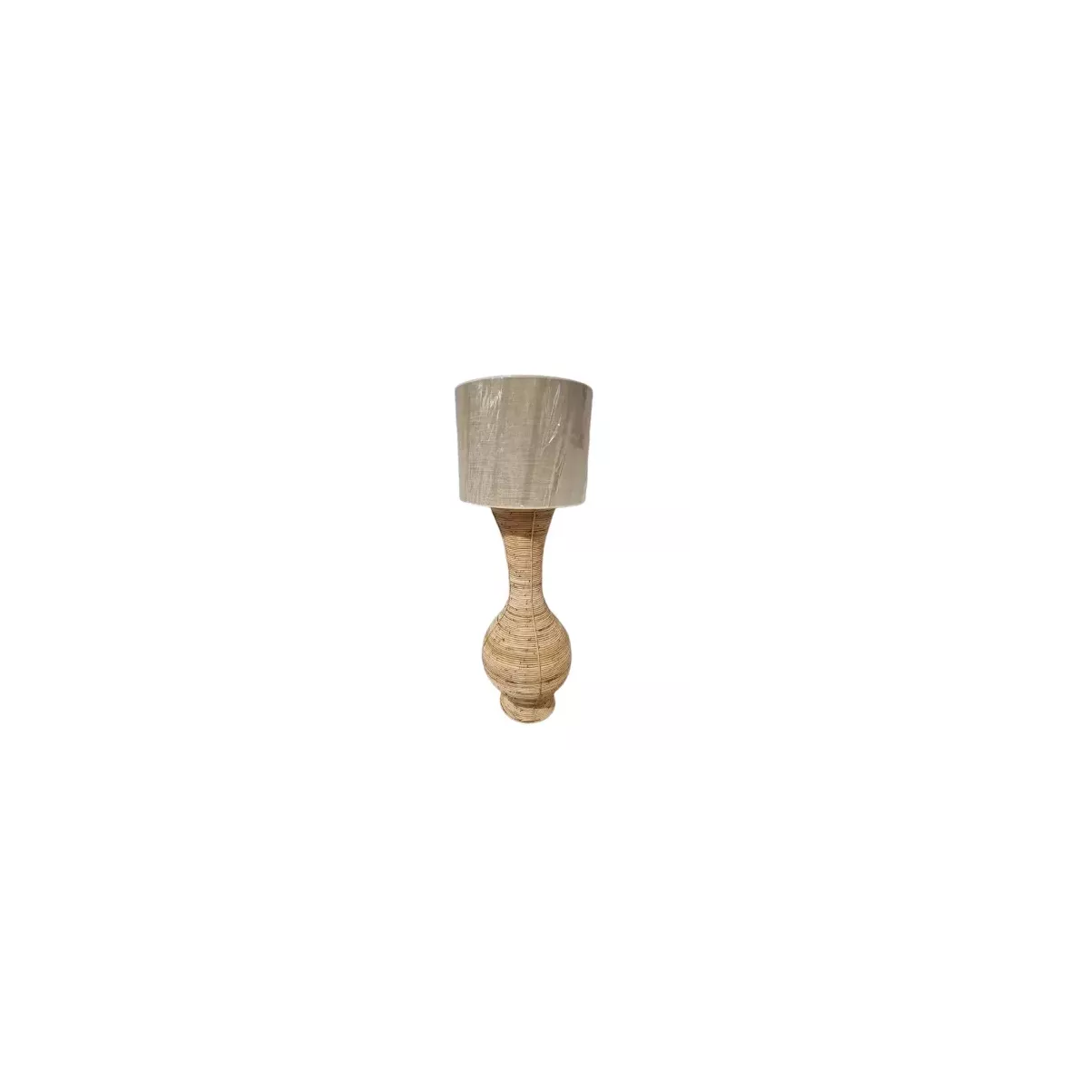 Lampe en Rotin Elancée h140