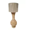 Lampe en Rotin Elancée h140