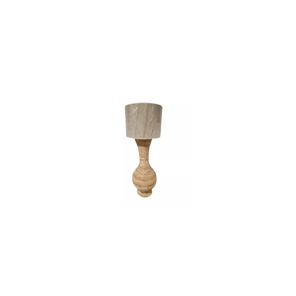 Lampe en Rotin Elancée h140