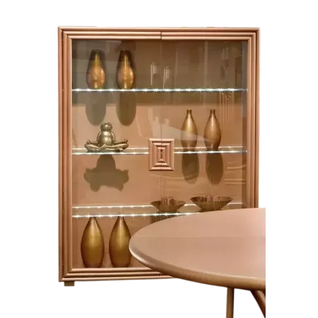 VITRINE EN ROTIN