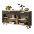 Bibliothèque basse Sesame 160 cm Noir