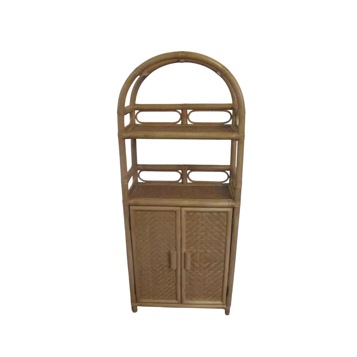 Etagère Elena Arrondie 58x28x142 Noisette