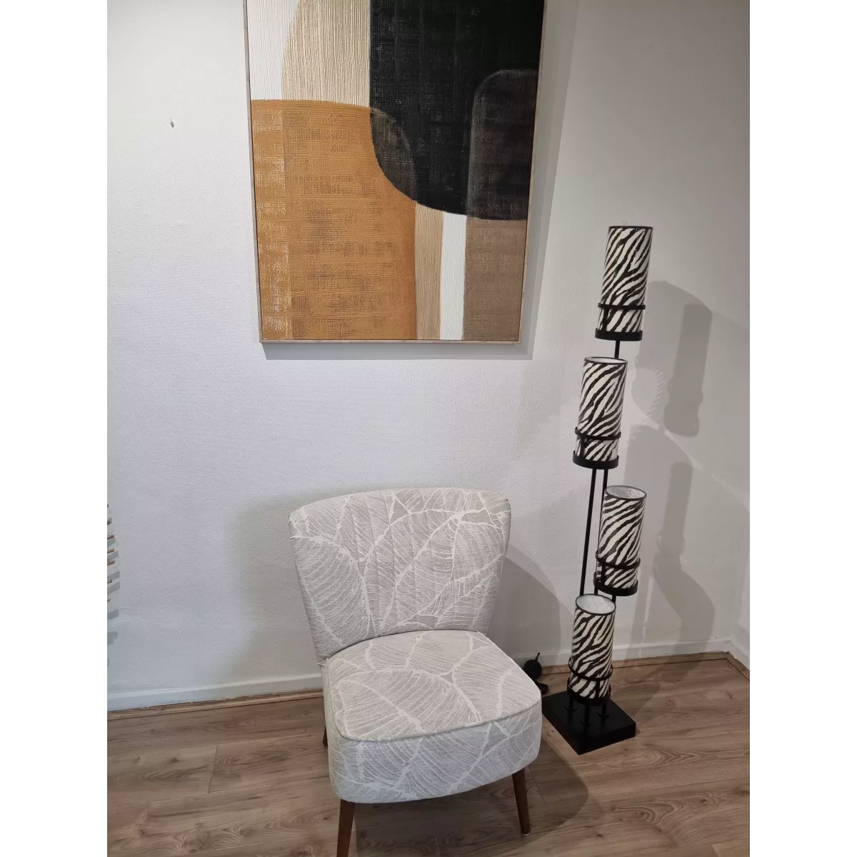 Lampadaire Sixt Flam H160 Zèbre